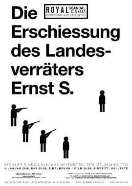 Die Erschiessung des Landesverräters Ernst S. film poster image