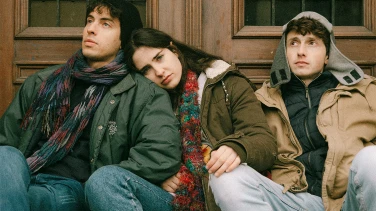 The Delegation film trailer button