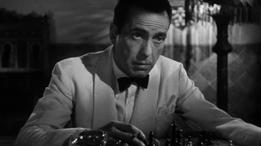 Casablanca film trailer button