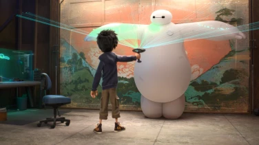 Baymax - Riesiges Robowabohu film trailer button