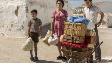 Dolor y gloria film trailer button