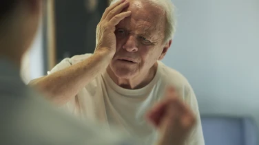 The Father (2020) film trailer button