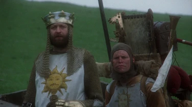 Monty Python and the Holy Grail film trailer button