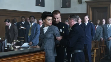 The United States vs. Billie Holiday film trailer button