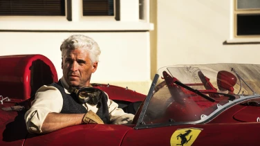 Ferrari film trailer button