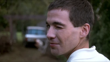 Funny Games film trailer button