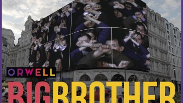 Orwell: 2+2=5 film trailer button