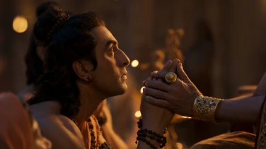 Ramayana: Rise of a Legend film trailer button