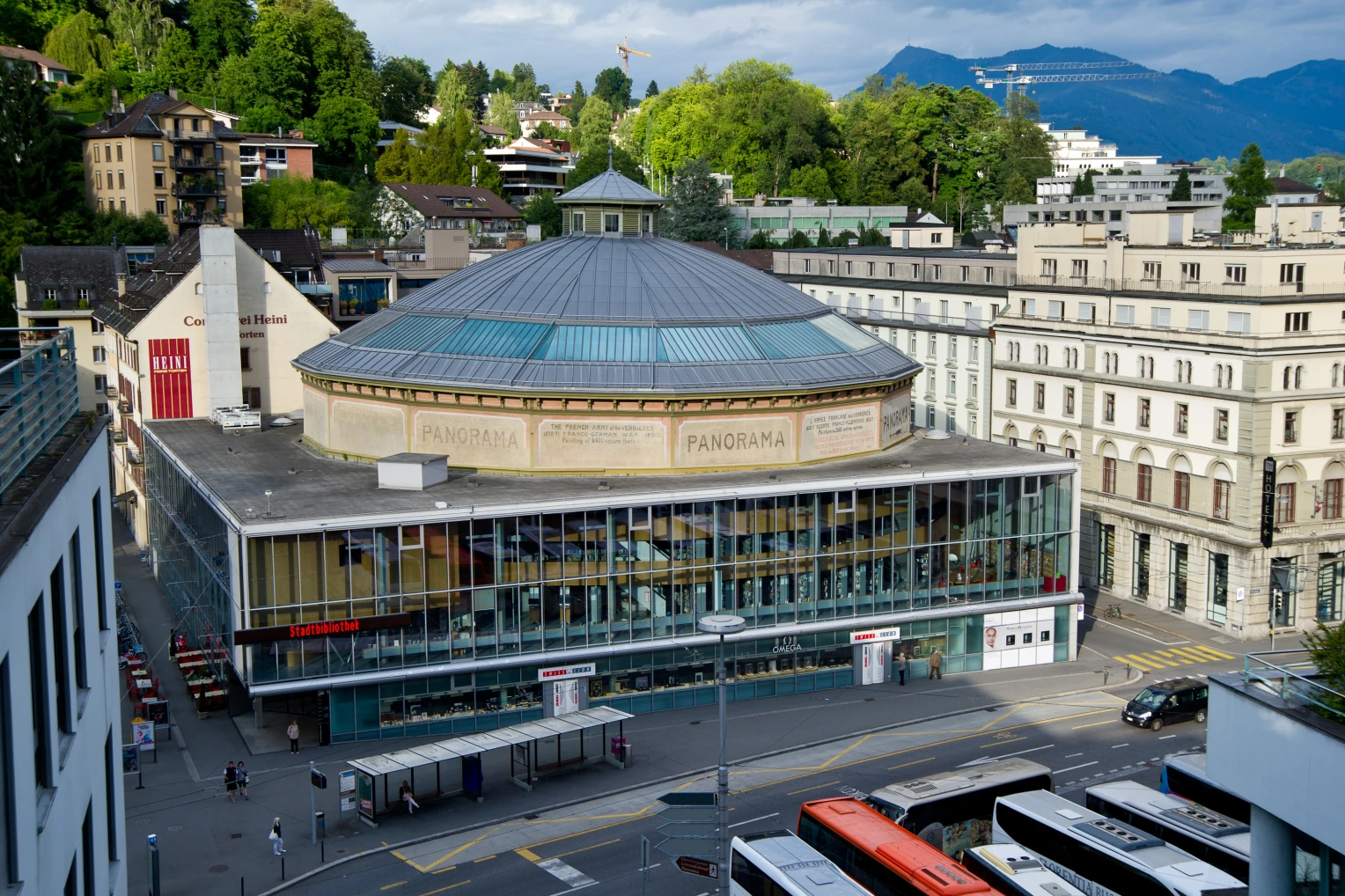 Bourbaki cinema exterior view